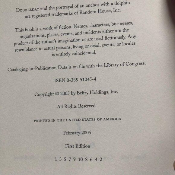 John Grisham, Hardcover Book, with Dust Cover, First Edition, 2005 - Picture 3 of 3